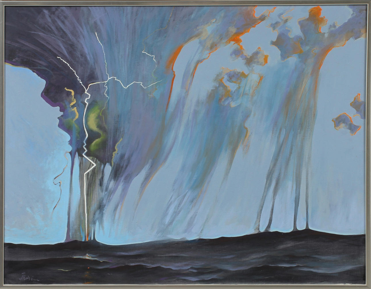 GUNNAR THOREN. Olja på duk, signerad.