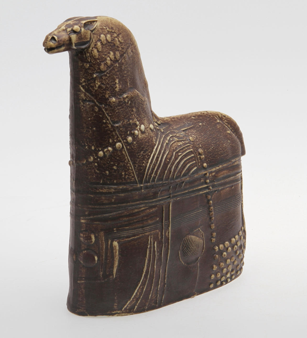 SKULPTUR,häst, stengods, Bertil Vallien, Rörstrand.