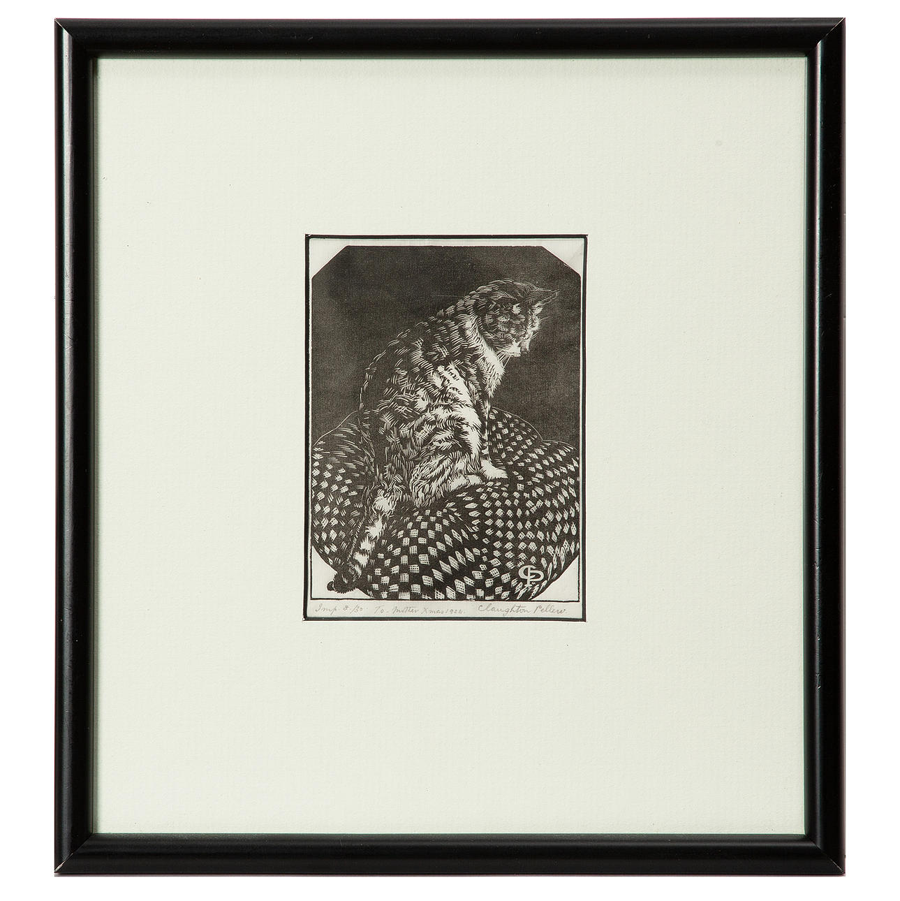 CLAUGHTON PELLEW, etching, signed and dated 1924.