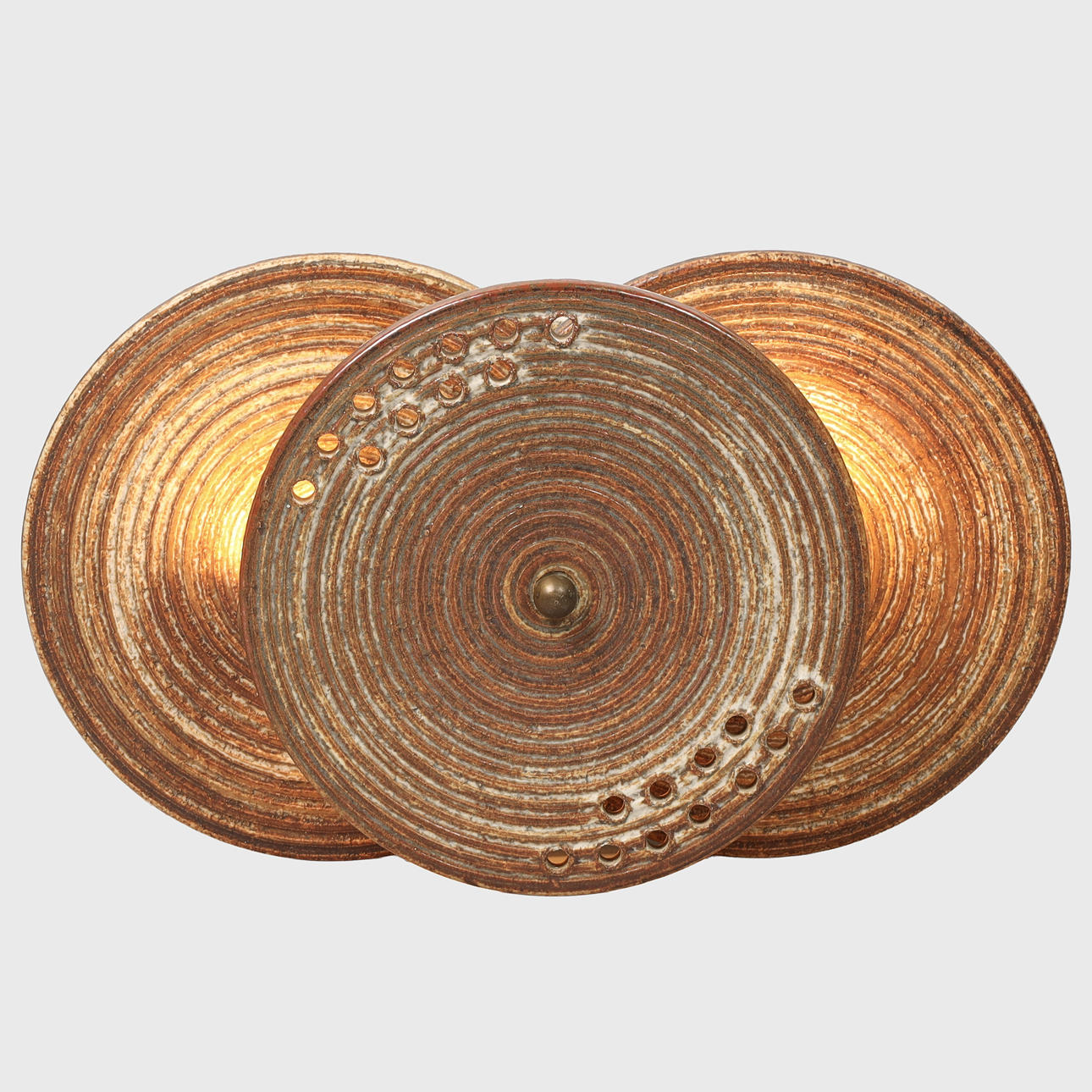 Ceramic wall lamp, Axella, Denmark, ca. 1970s.