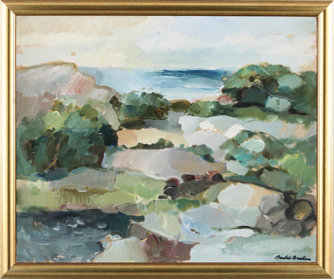 BERTIL BROLIN. Olja på duk, signerad.