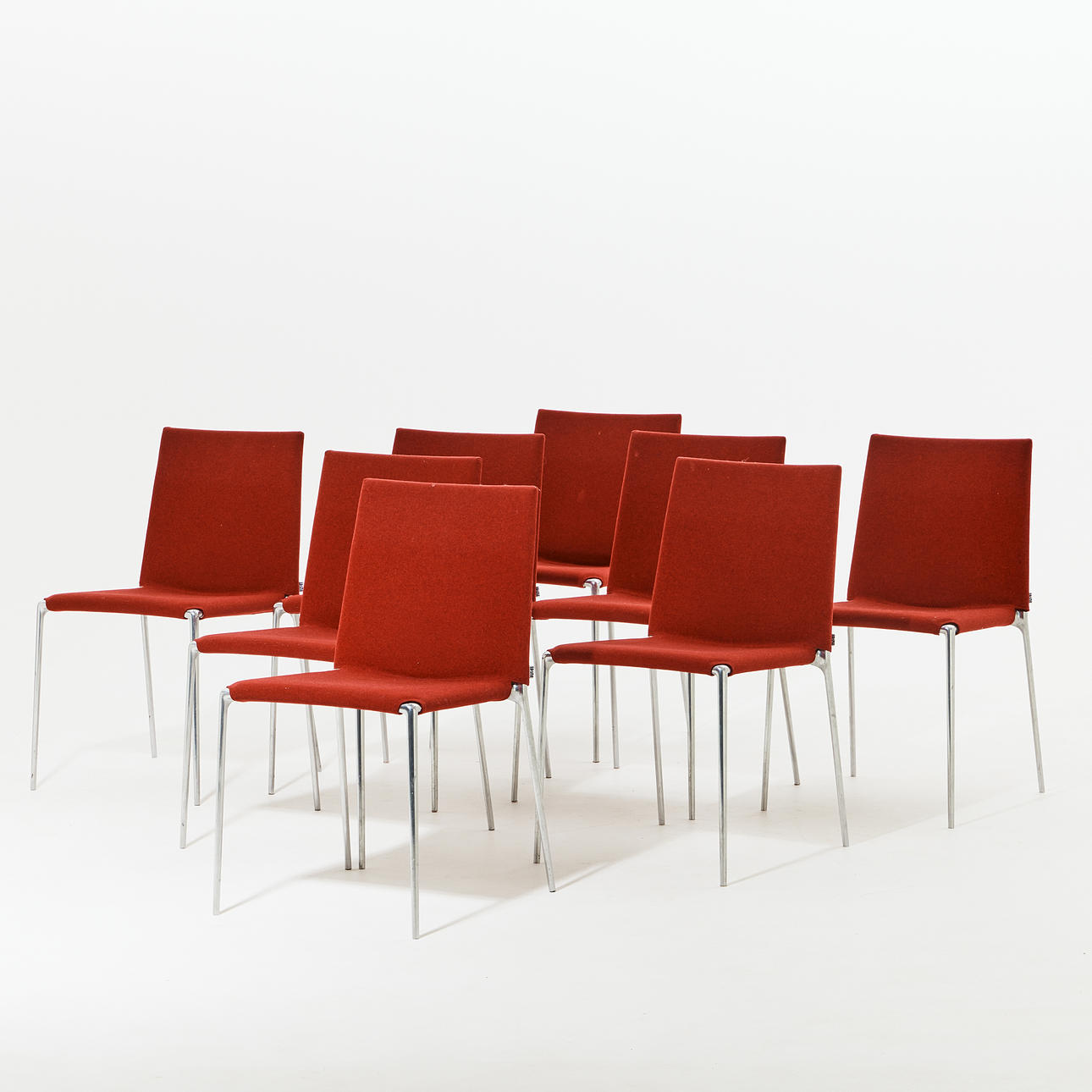 A set of 8 chairs, “Alma N”. B&B Italia, Italy 21st century