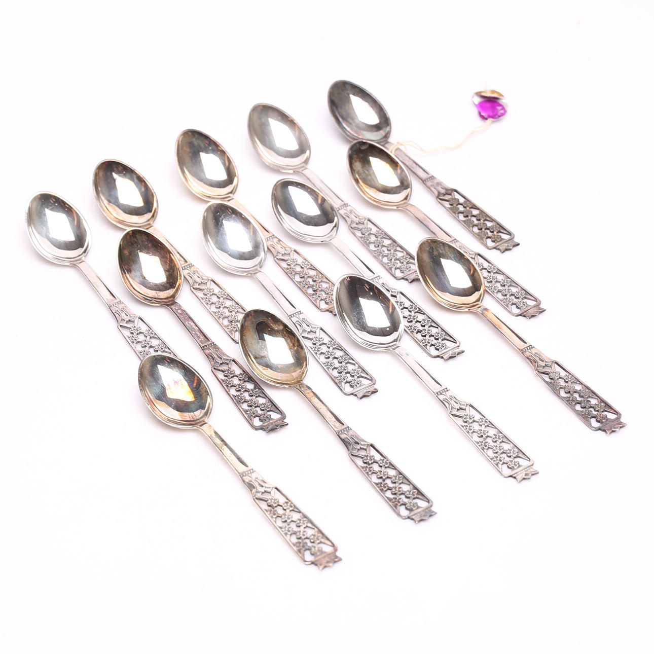 SPOONS, 13 pcs, silver, “Princess”, weight approx. 174 grams.