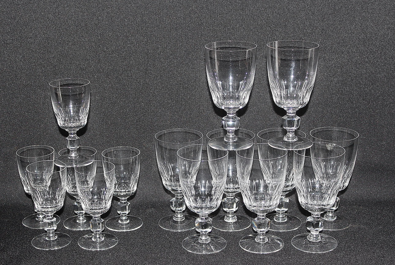 GLASSERVIS, 15 delar, Melodi Orrefors.