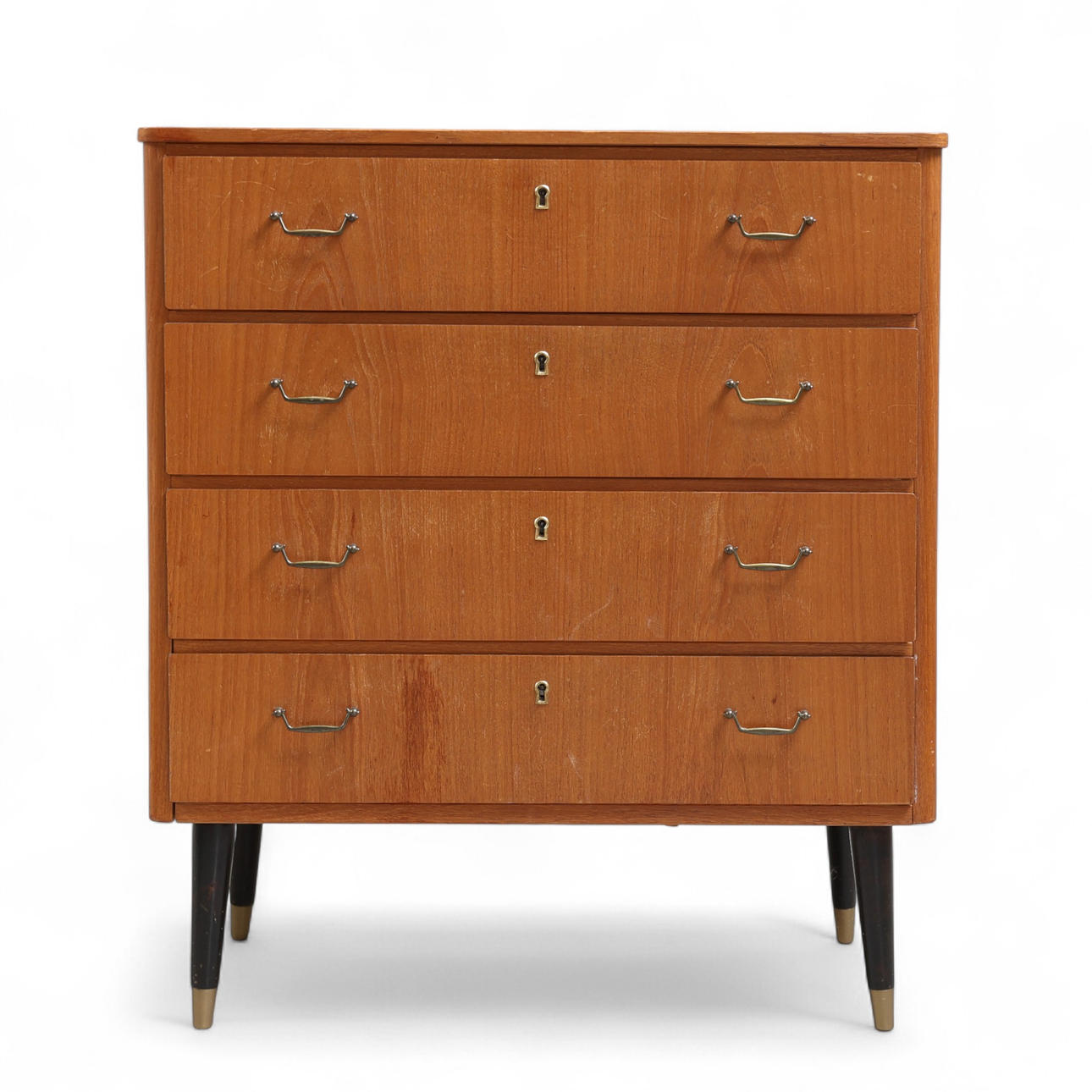 BYRÅ, teak, 1950-/60-tal.