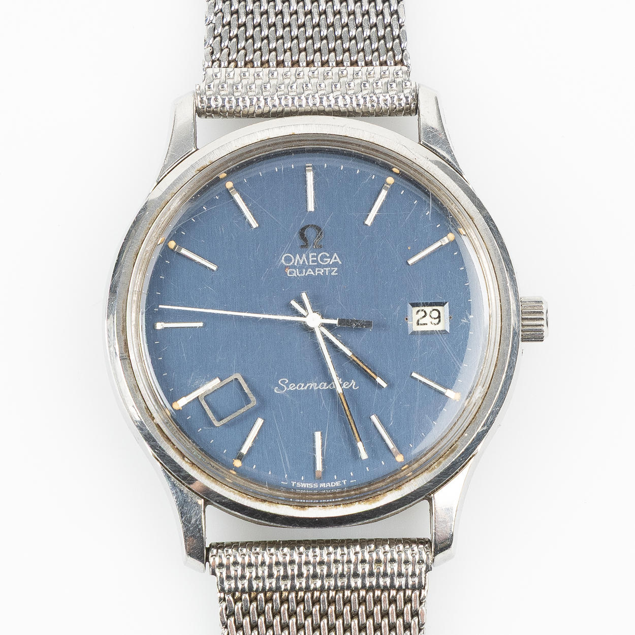 OMEGA Seamaster, steel, quartz.