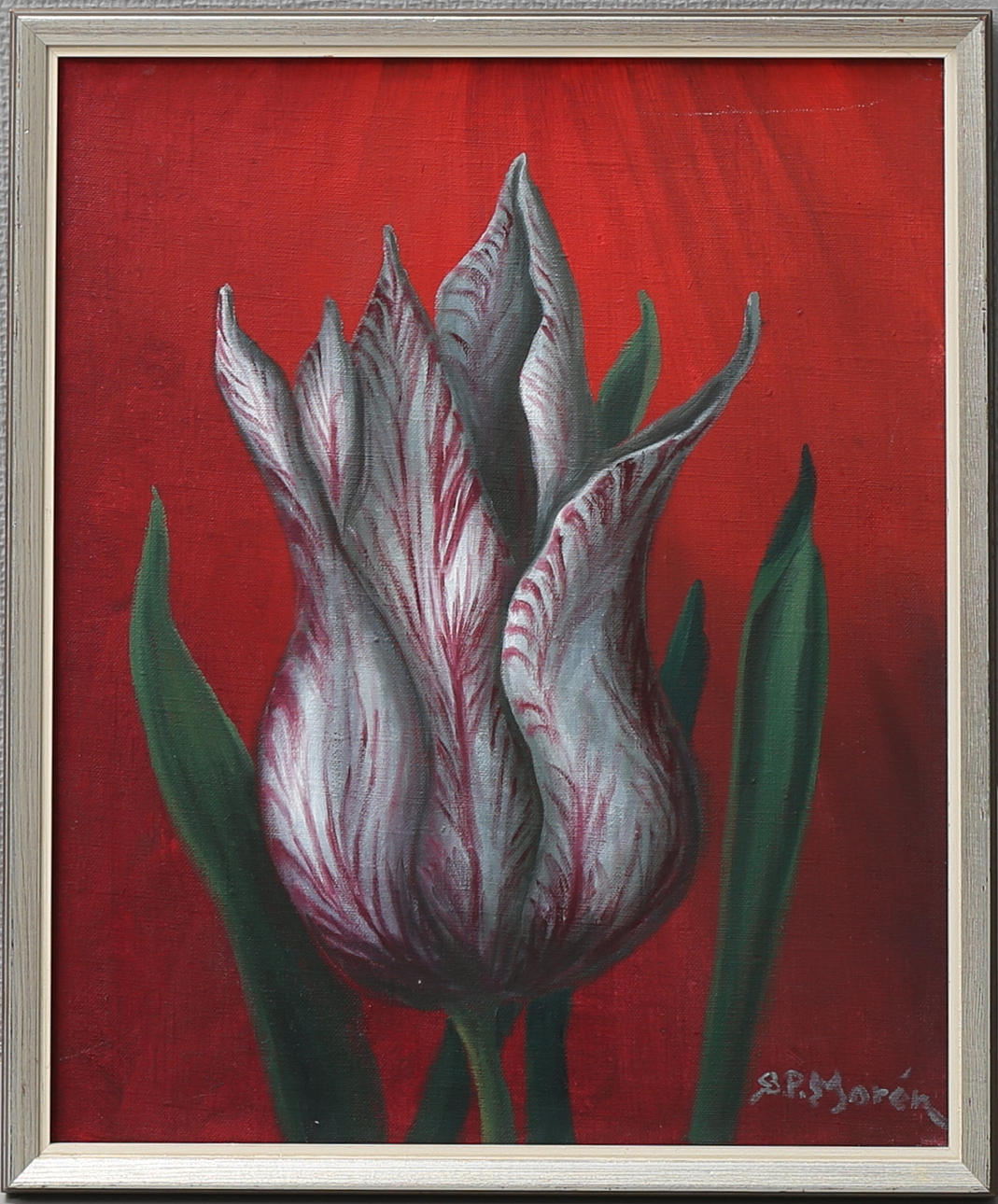 BERNT PETER MORÉN. Stilleben. Olja på duk, signerad.