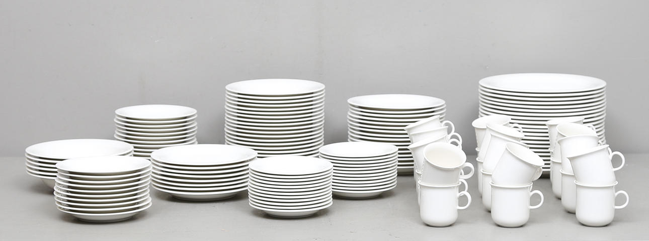 MATSERVIS/KAFFEGODS, ca 102 delar, "Arctica", Arabia, Finland.