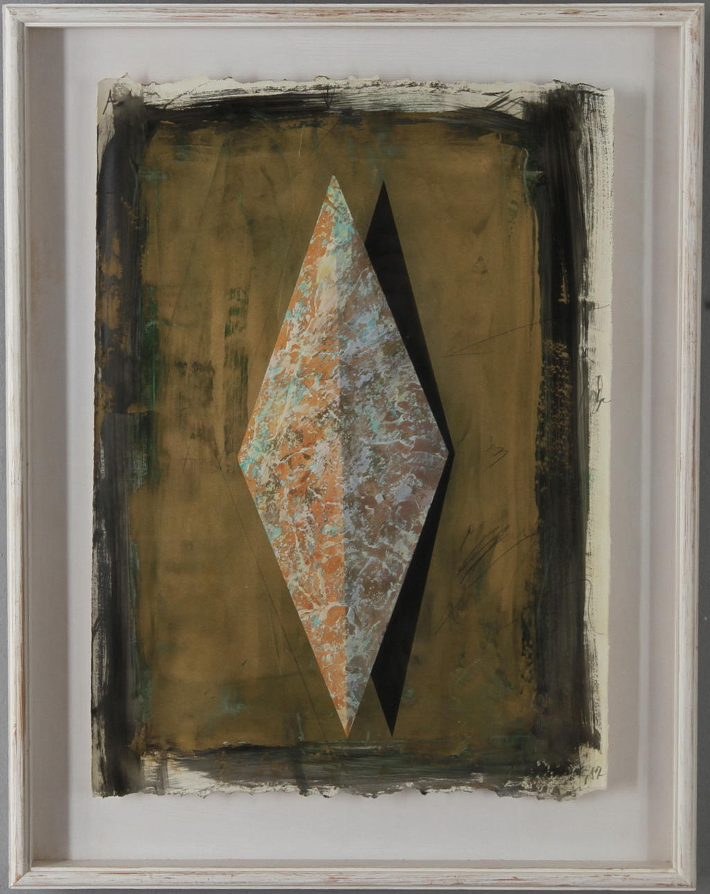 JÖRGEN WARING. Komposition, blandteknik, signerad samt otydlig datering.