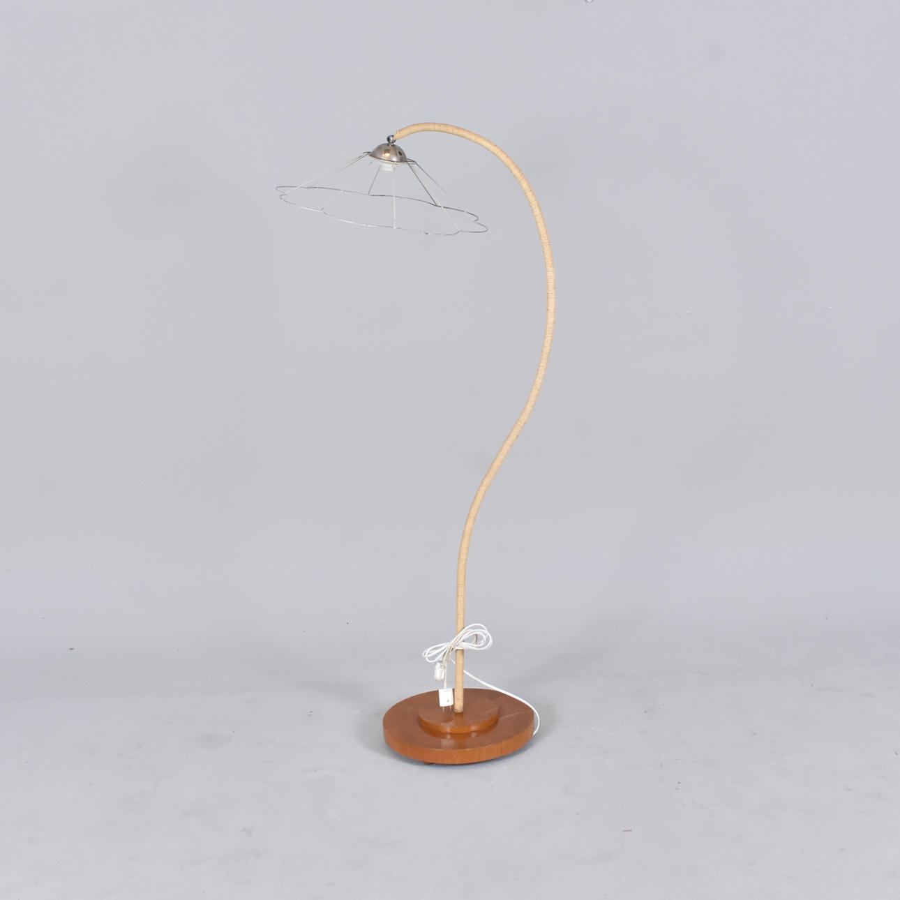 A 1930s Art Deco floor lamp.