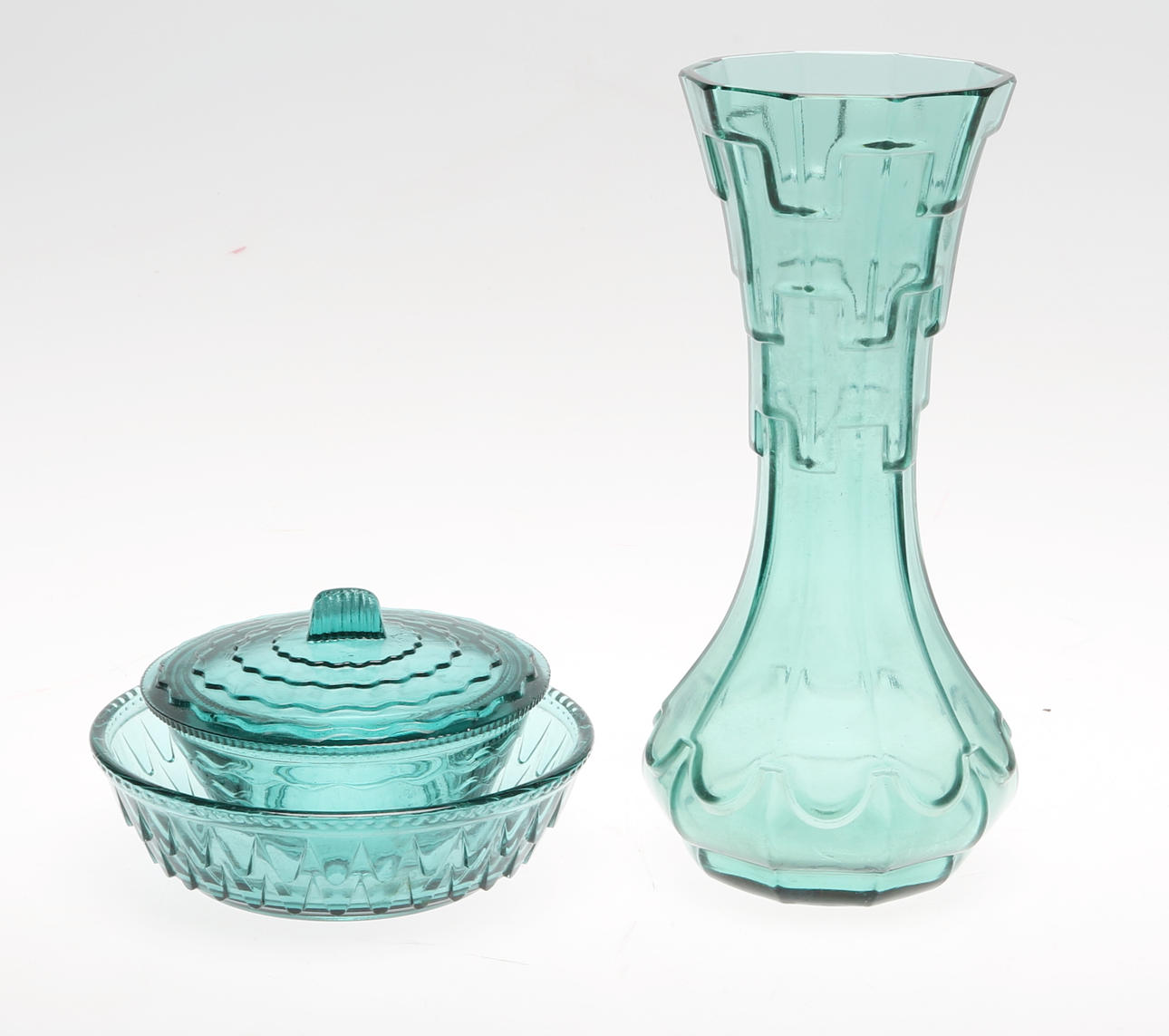 SAMLING GLAS, 3 delar, Edward Hald och Simon Gate, Orrefors.