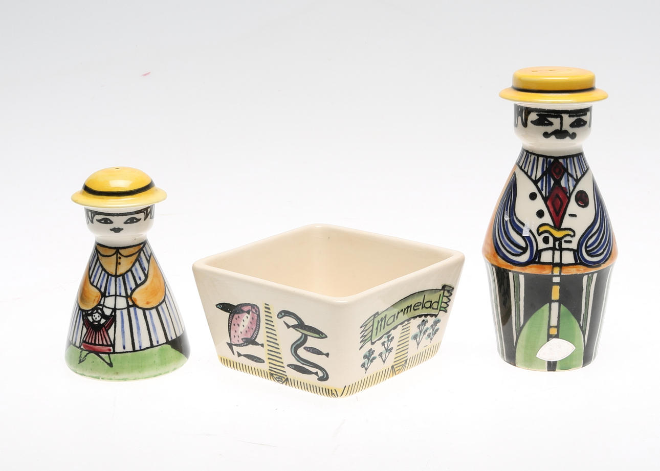 SALT, PEPPARKAR samt SKÅL, 3 delar, bl.a. "Familjen Pepparsson", Anita Nylund.