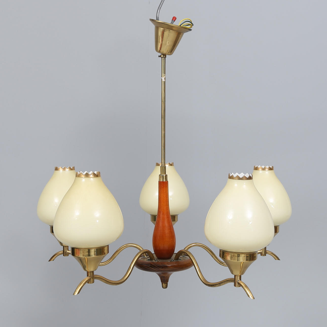 A Swedish modern ceiling lamp, 1940s/50s.