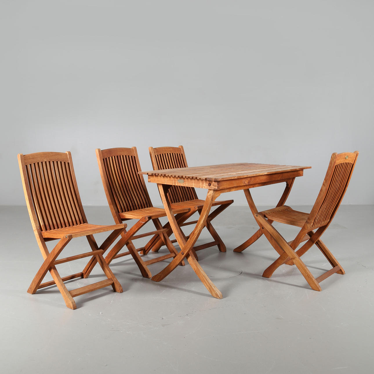 TRÄDGÅRDSMÖBLEMANG, 5 delar, Royal Teak Skandinavia.