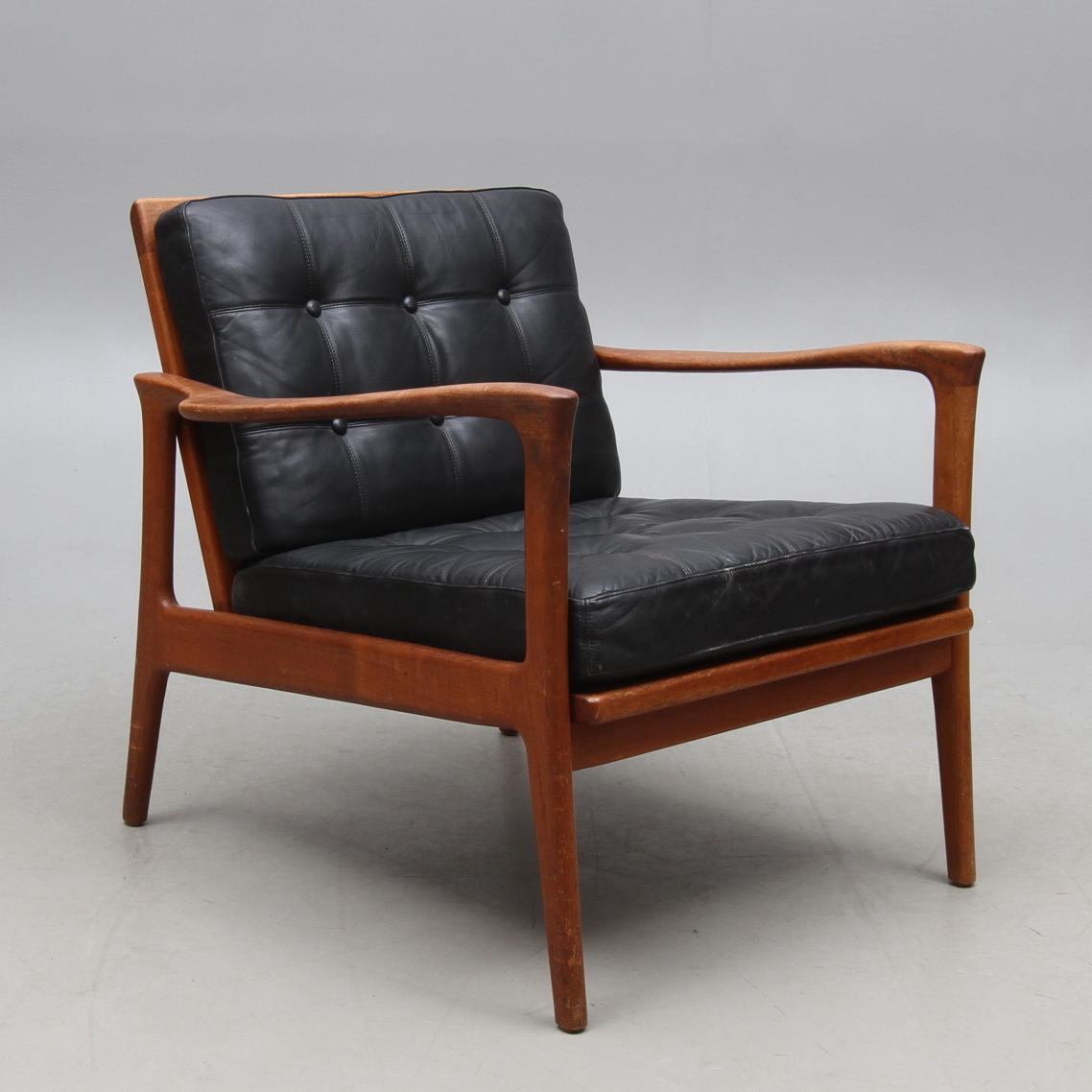 FÅTÖLJ, "Böja", Carl-Erik Johansson. Bejra Möbler. Tibro.