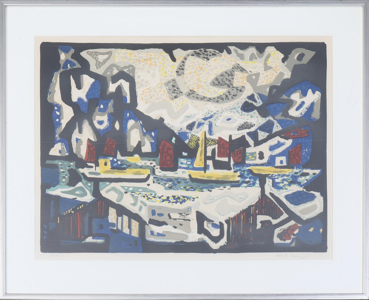 LARS GUNNAR HOLMQVIST. Lithograph, signed, numbered 83/200.