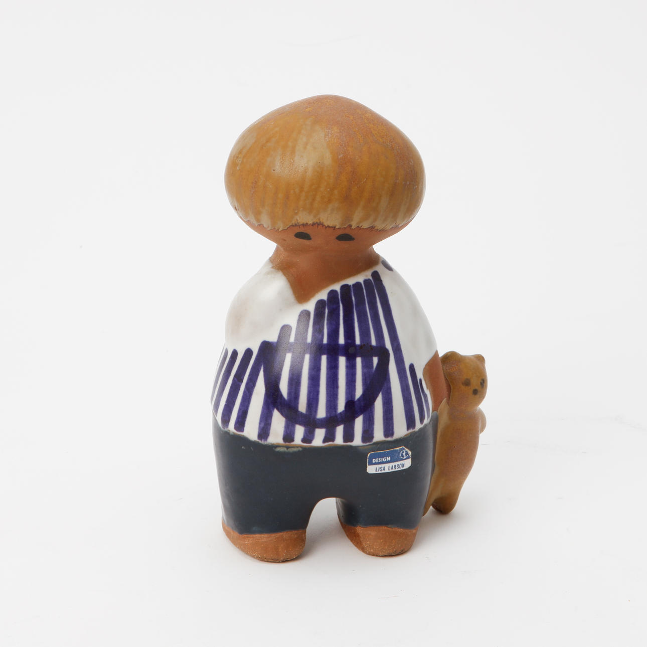 LISA LARSON. A stoneware figurine, “Malin”, from the series