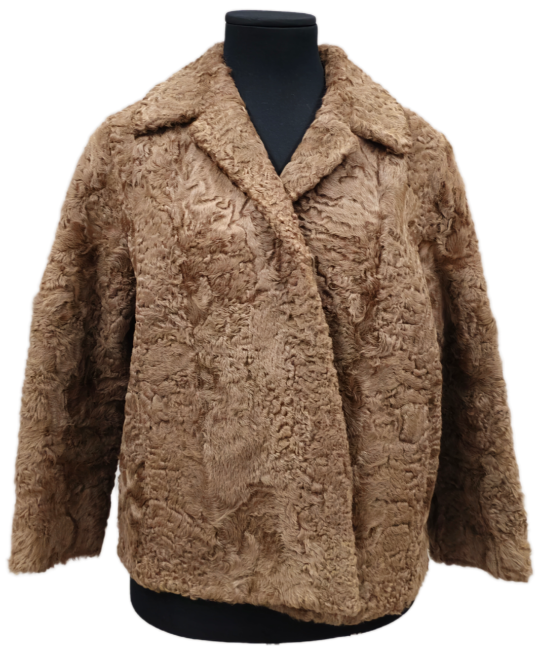 BOLERO JACKET IN SWAKARA MOCCA.