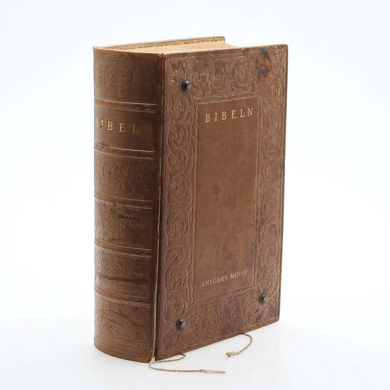 BIBEL, Ansgars minne, signerat av ärkebiskop Nathan Söderblom, tryckt Stockholm 1926.