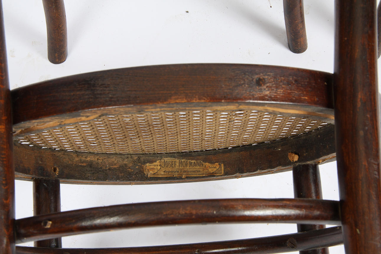 JOSEF HOFMANN - WIEN. 4 stolar.