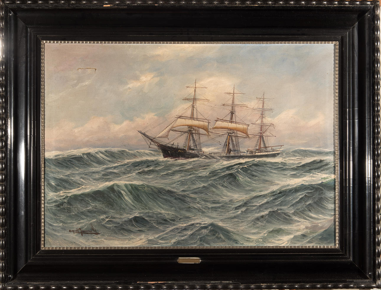 ALFRED JENSEN. Skepp.