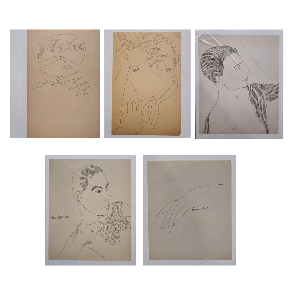 ANDY WARHOL. 5 LITOGRAFIER.