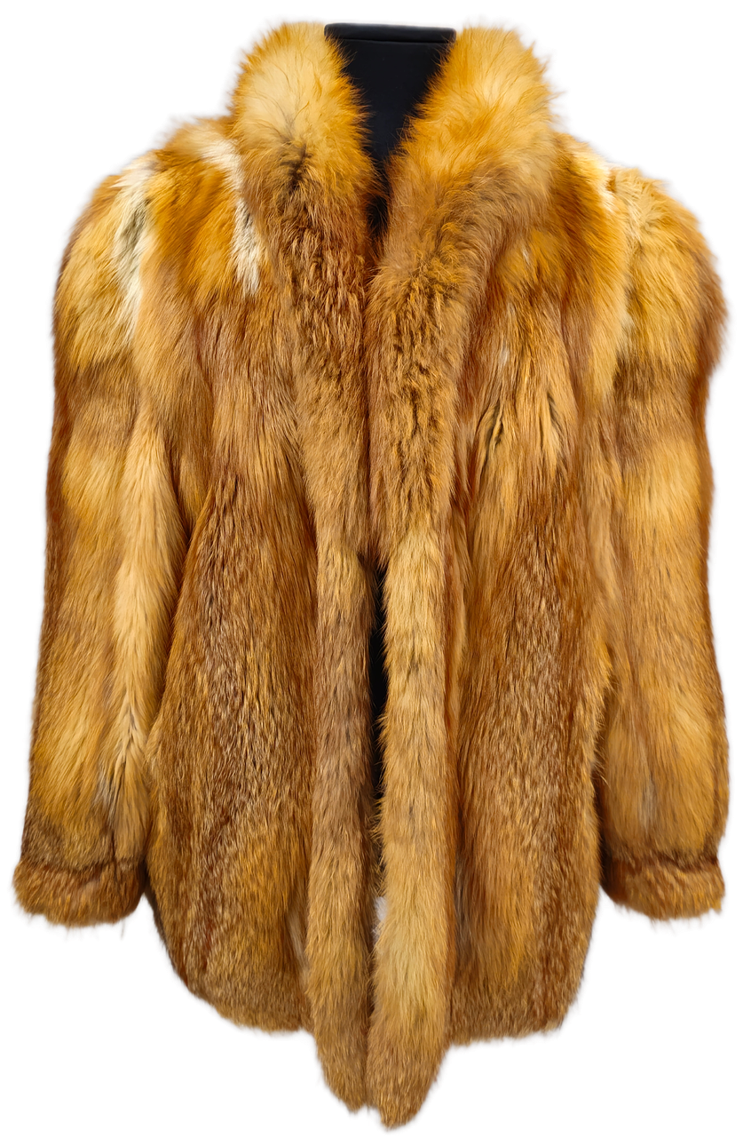 CHAQUETÓN EN ZORRO CANADA.