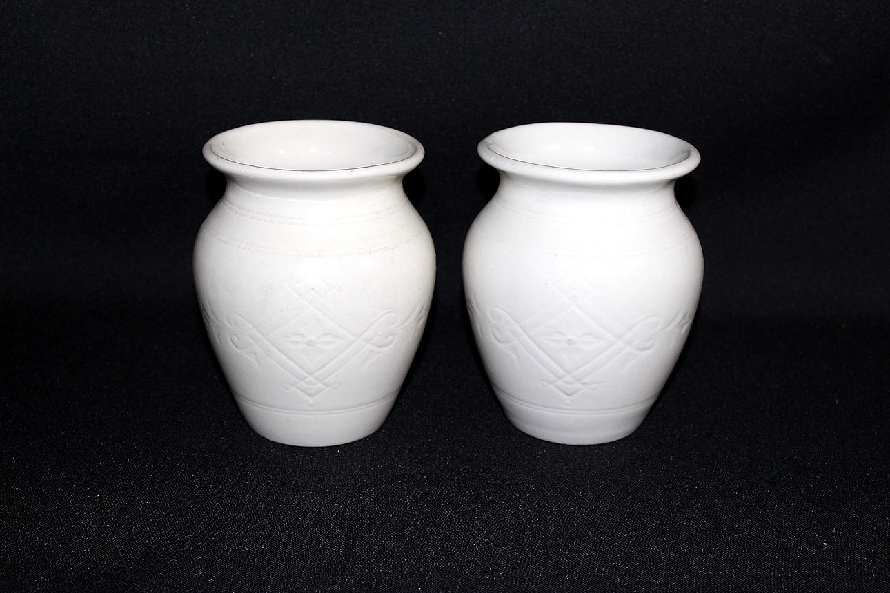 LINGONKRUS, stengods, 2 st, Rörstrand.