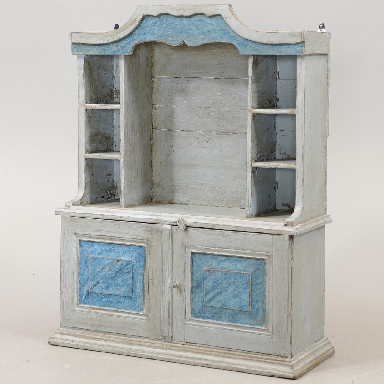 A 19th century wall cabinet.