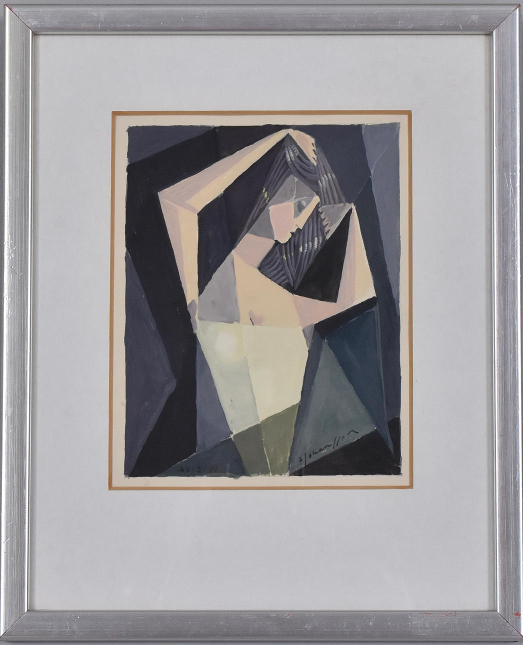 SVEN JOHANSSON. Gouache.