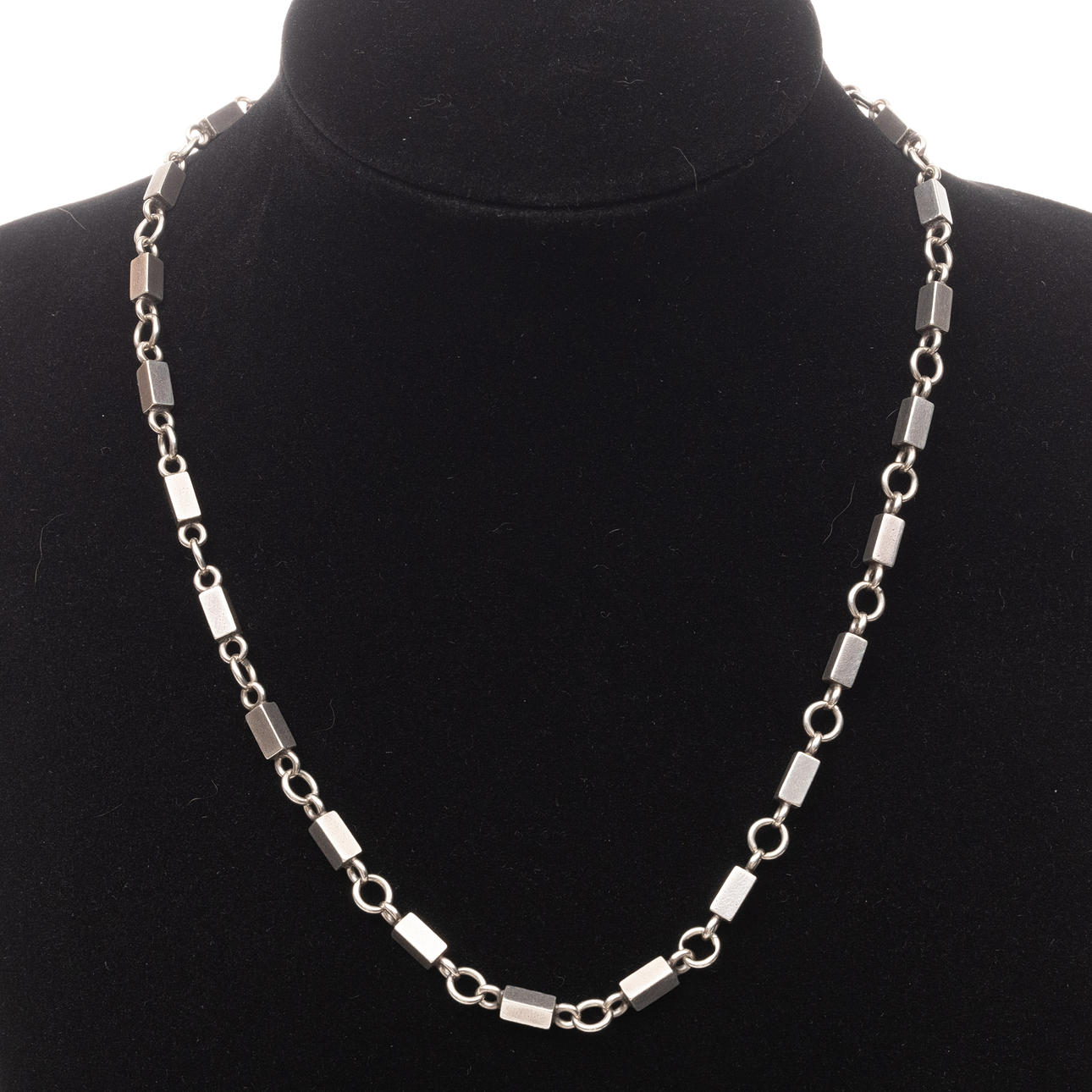 WIWEN NILSSON. Collier, Sterlingsilver, Stavlänkar.