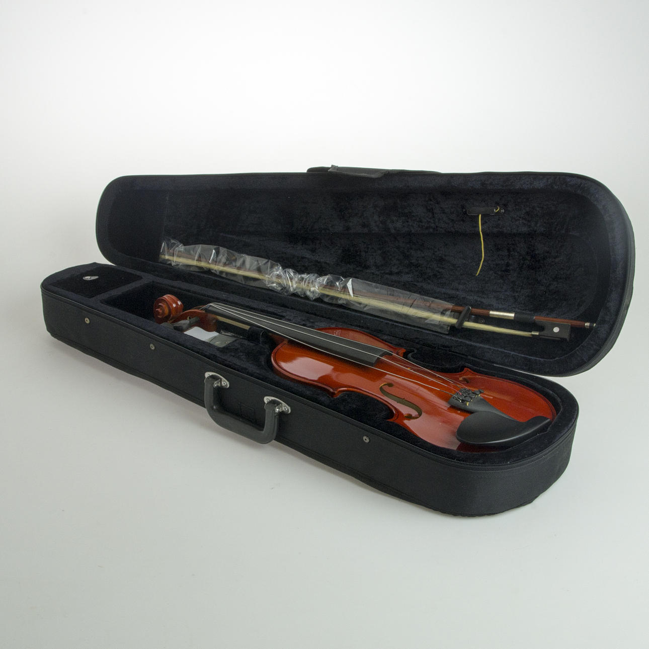 FIOL med stråke i låda.