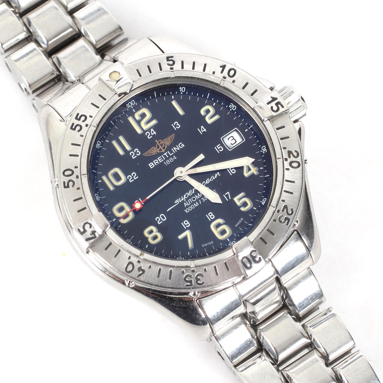 BREITLING Wristwatch, steel, Superocean Colt Automatic. 2000s.