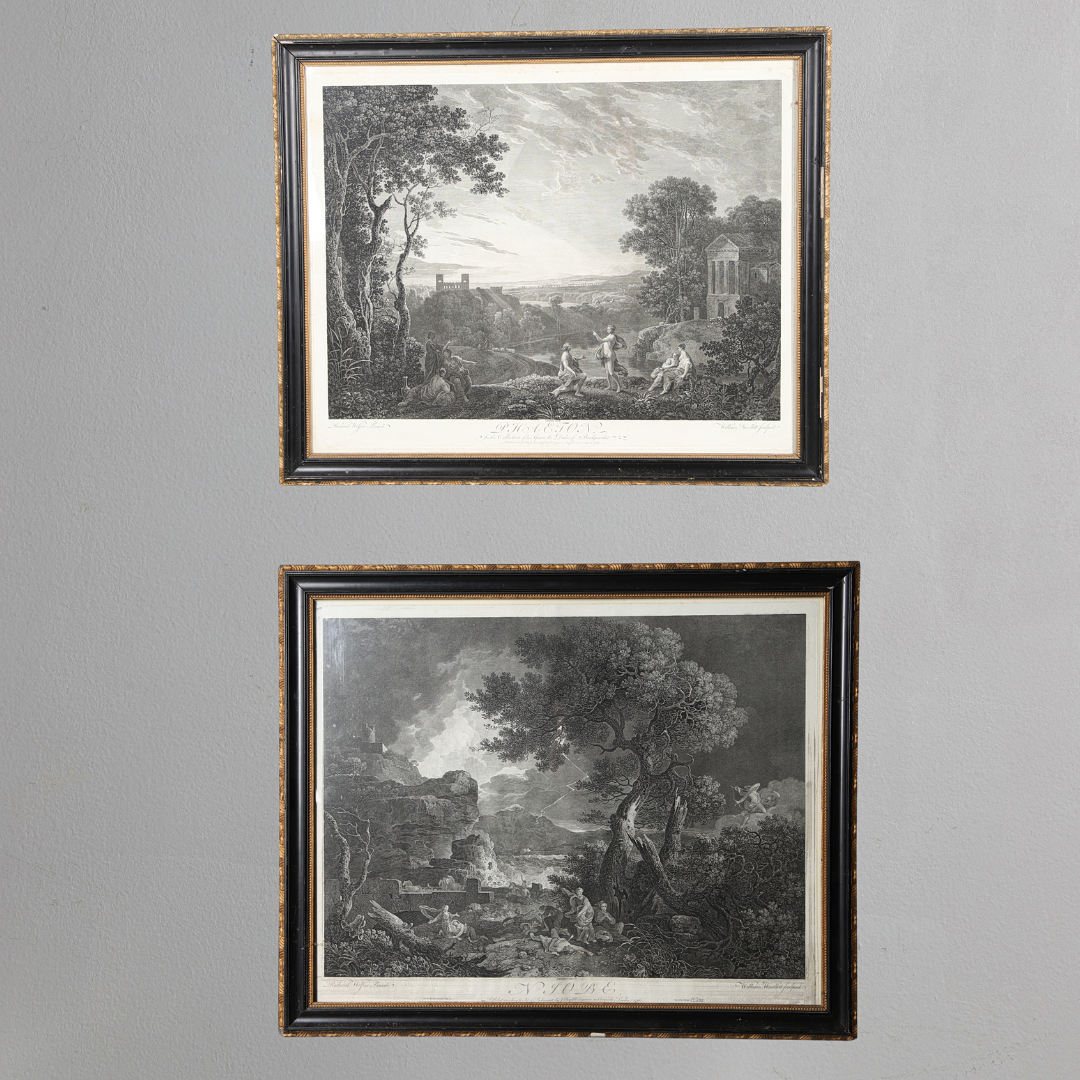 WILLIAM WOOLLETT AFTER RICHARD WILSON (1713-1782). 'PHAETON'; 'NIOBE' (2).