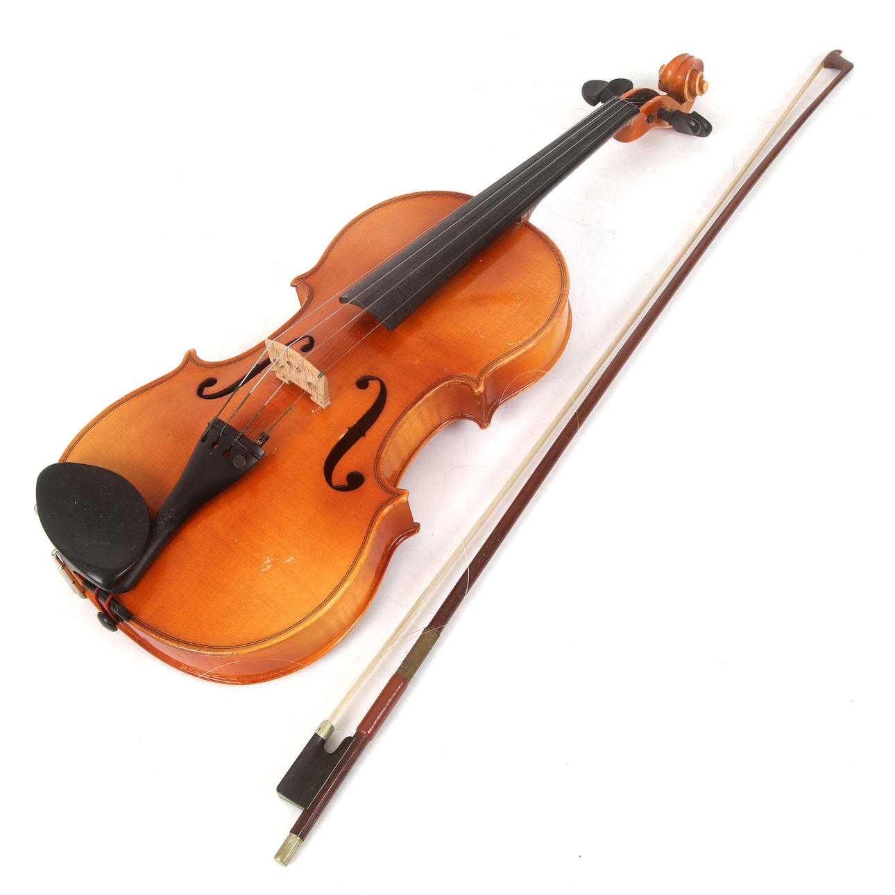 FIOL med stråke, 1900-tal. Samlarföremål - Musikinstrument - Auctionet