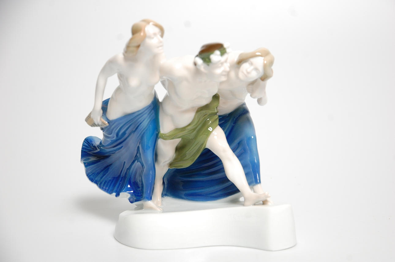 FIGURIN, porslin Art Nouveau Albert Caasmann Rosenthal.