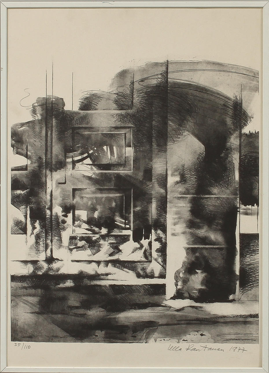 ULLA RANTANEN. Komposition, litografi, signerad och numrerad 35/100.