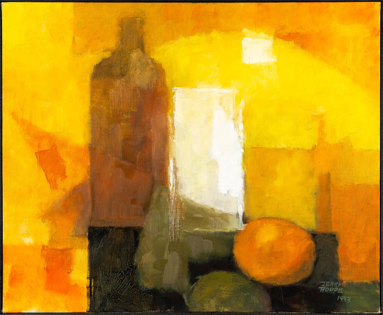 JERRY ROUPE. Olja på duk, Stilleben, Signerad och Daterad 1993. Konst ...