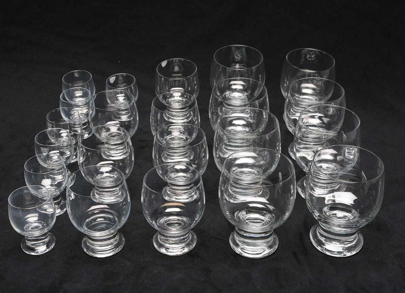 SERVIS, 22 st, glas, Orrefors.