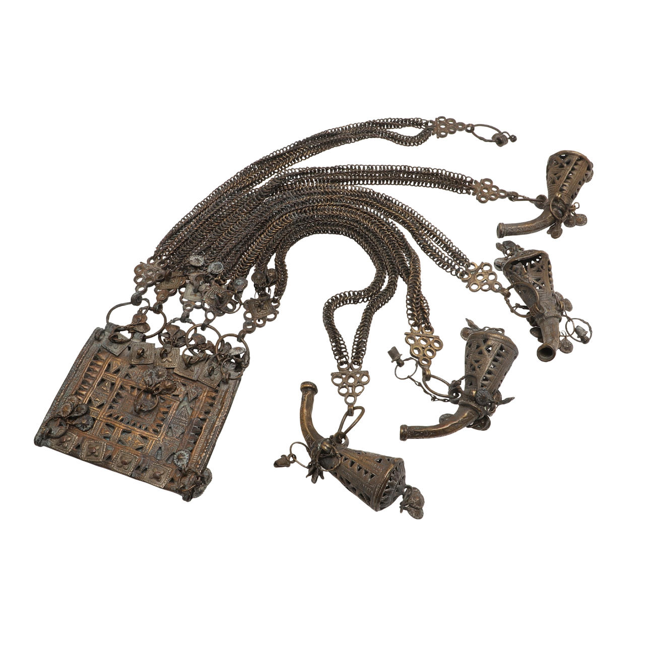 A NORTH AFRICAN CAMEL DECORATION.