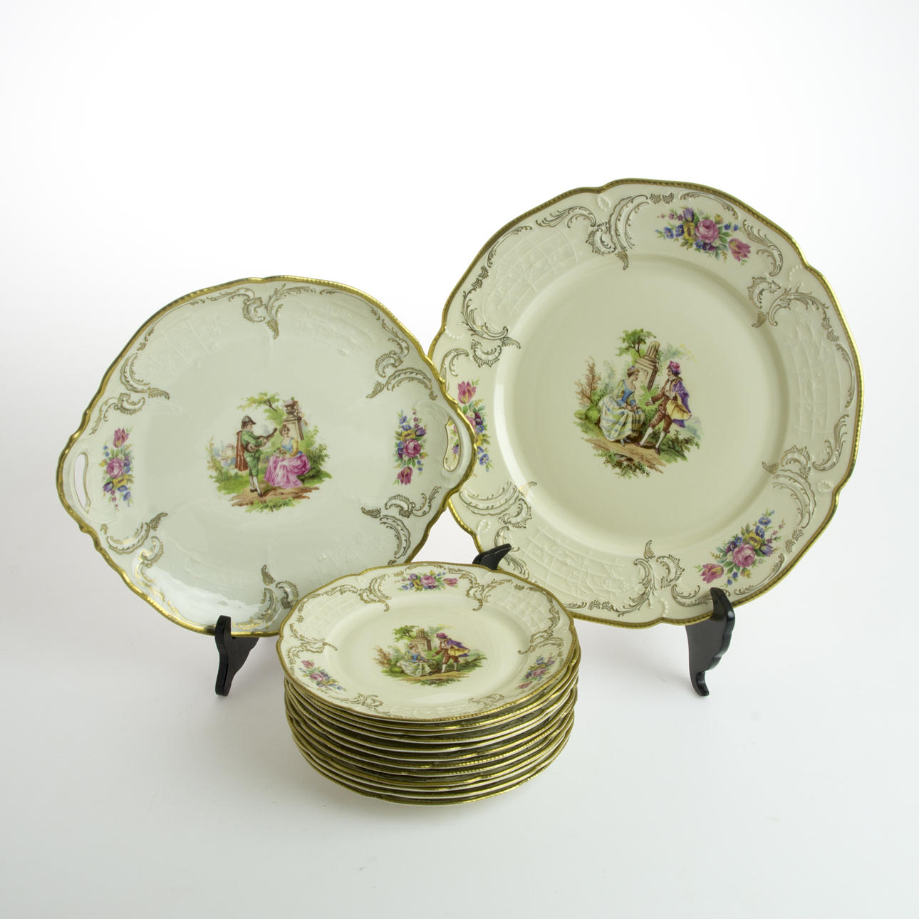 FRUKTSERVIS, 14 delar, "Sanssouci", Rosenthal.