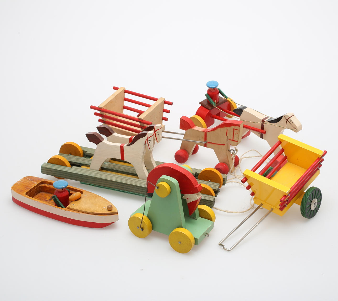 TRÄLEKSAKER, 6 st, Brio.