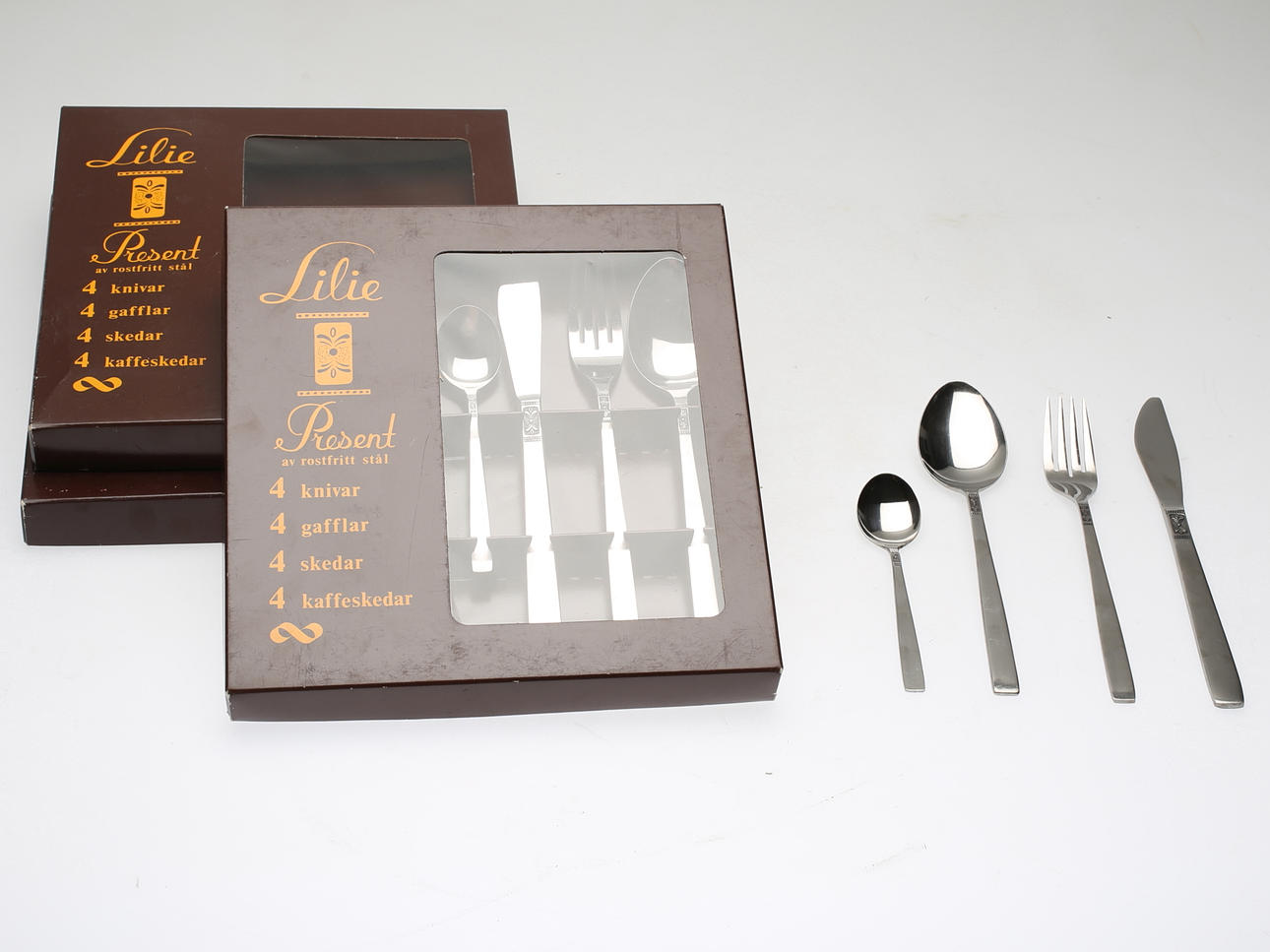BESTICKSUPPSÄTTNING, 63 delar, rostfritt stål, "Lilie".