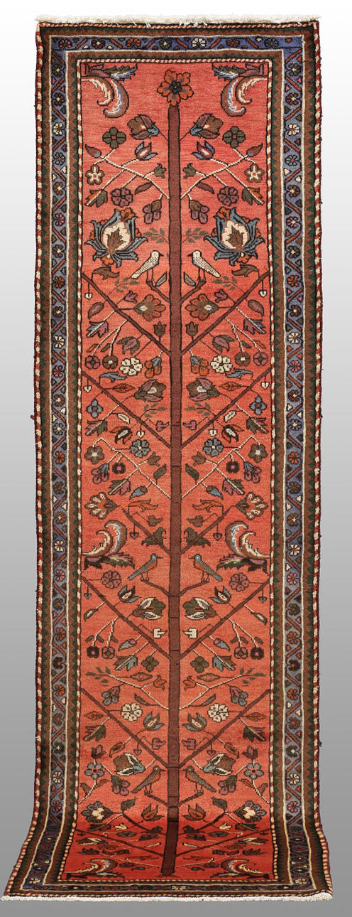 MATTA, persisk, figural hamadan, 285 x 80 cm.