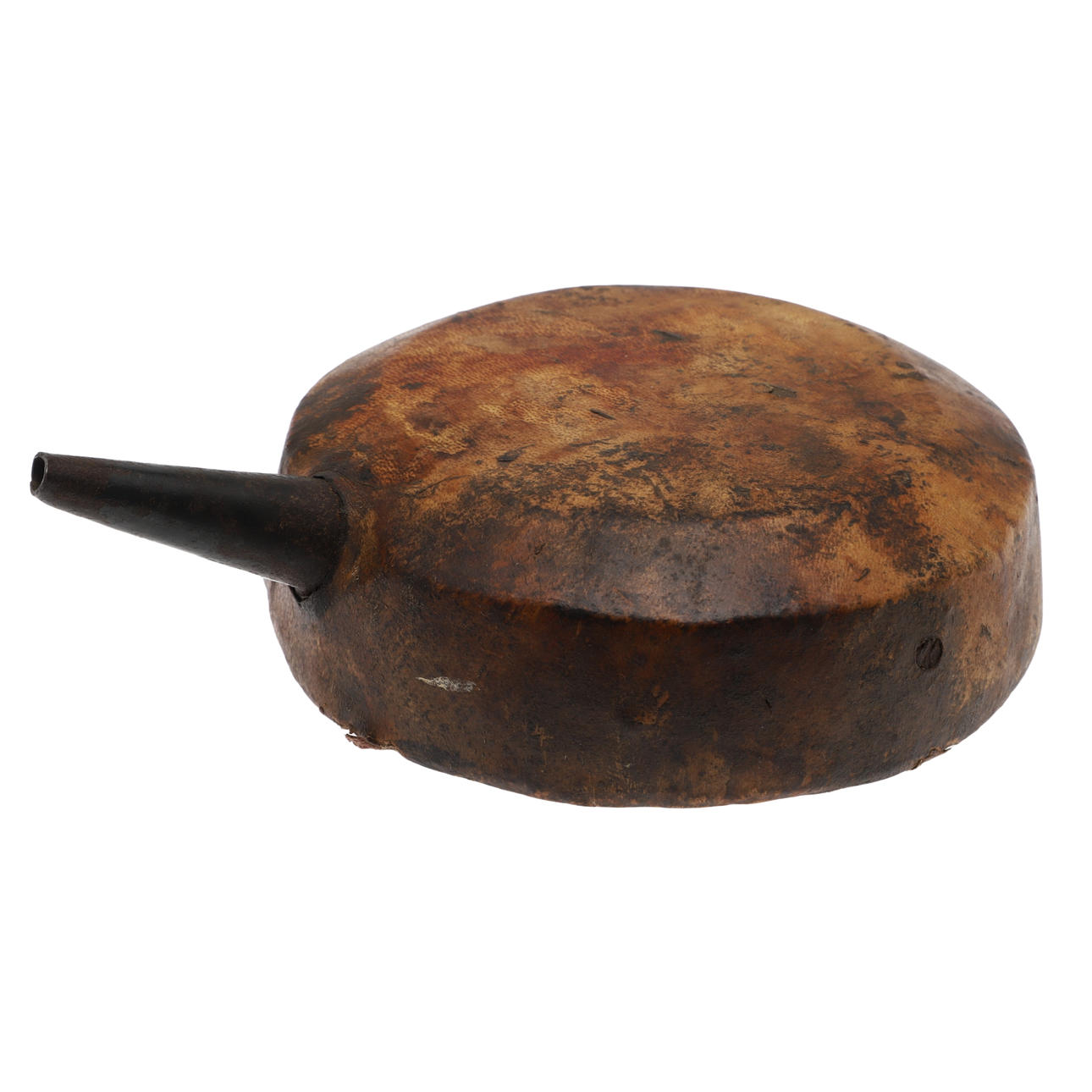 AN AFGHAN OR NORTH INDIAN POWDER FLASK.