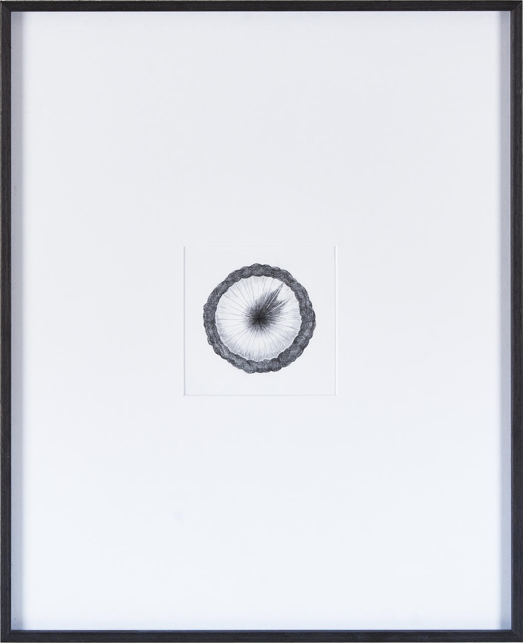 PETER ESCHER. “Fludd-Lands”, drawing, signed, dated 2019 atergo.