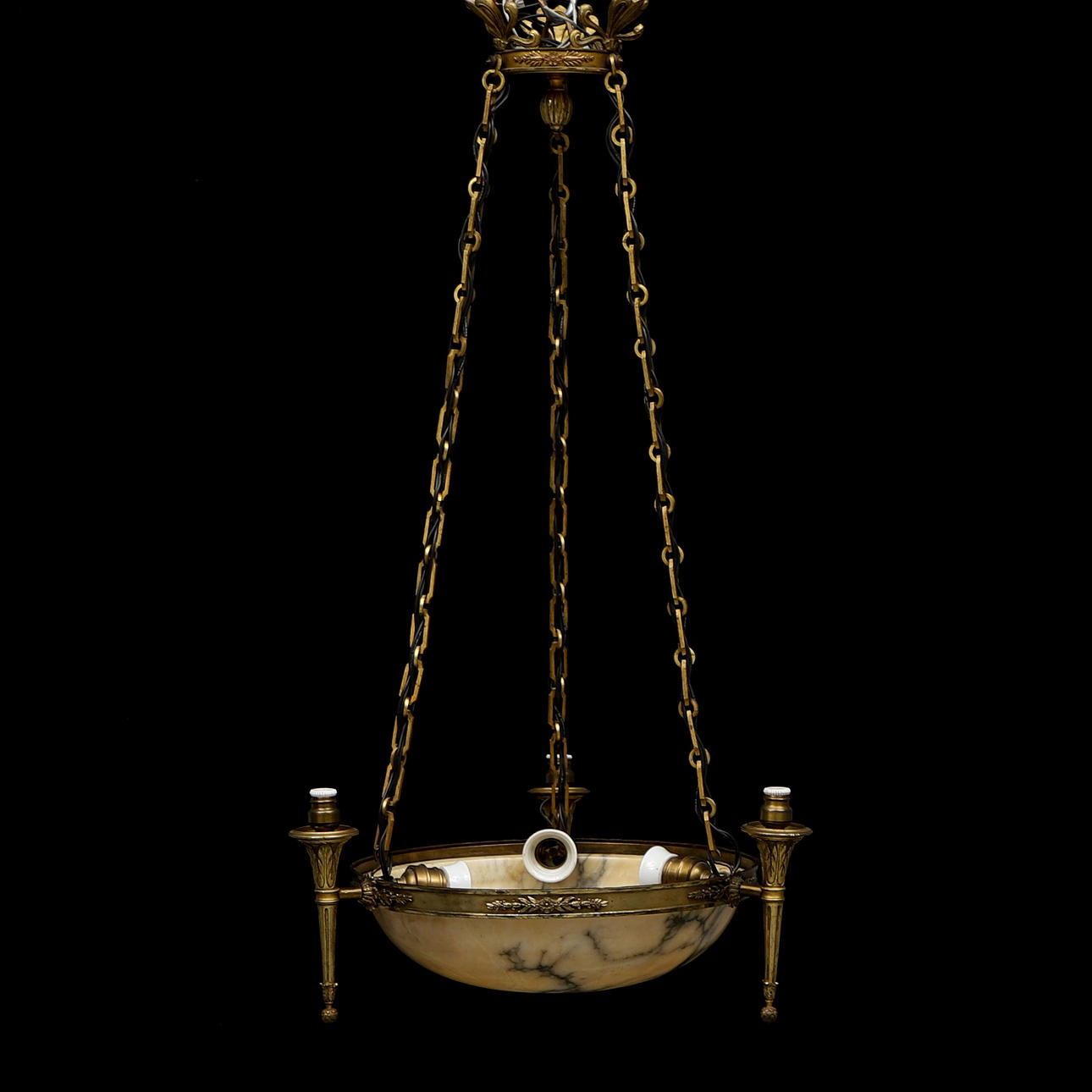 A 1910/20th century ceiling lamp.