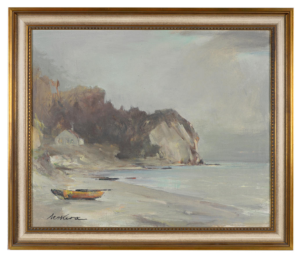 MARIAN MOKWA. Klippor nära Sopot, Gdańsk Bay.