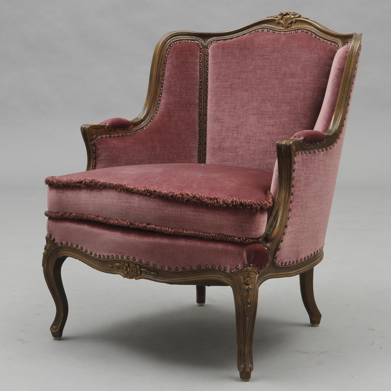 FÅTÖLJ, rokokostil, 1900-tal.