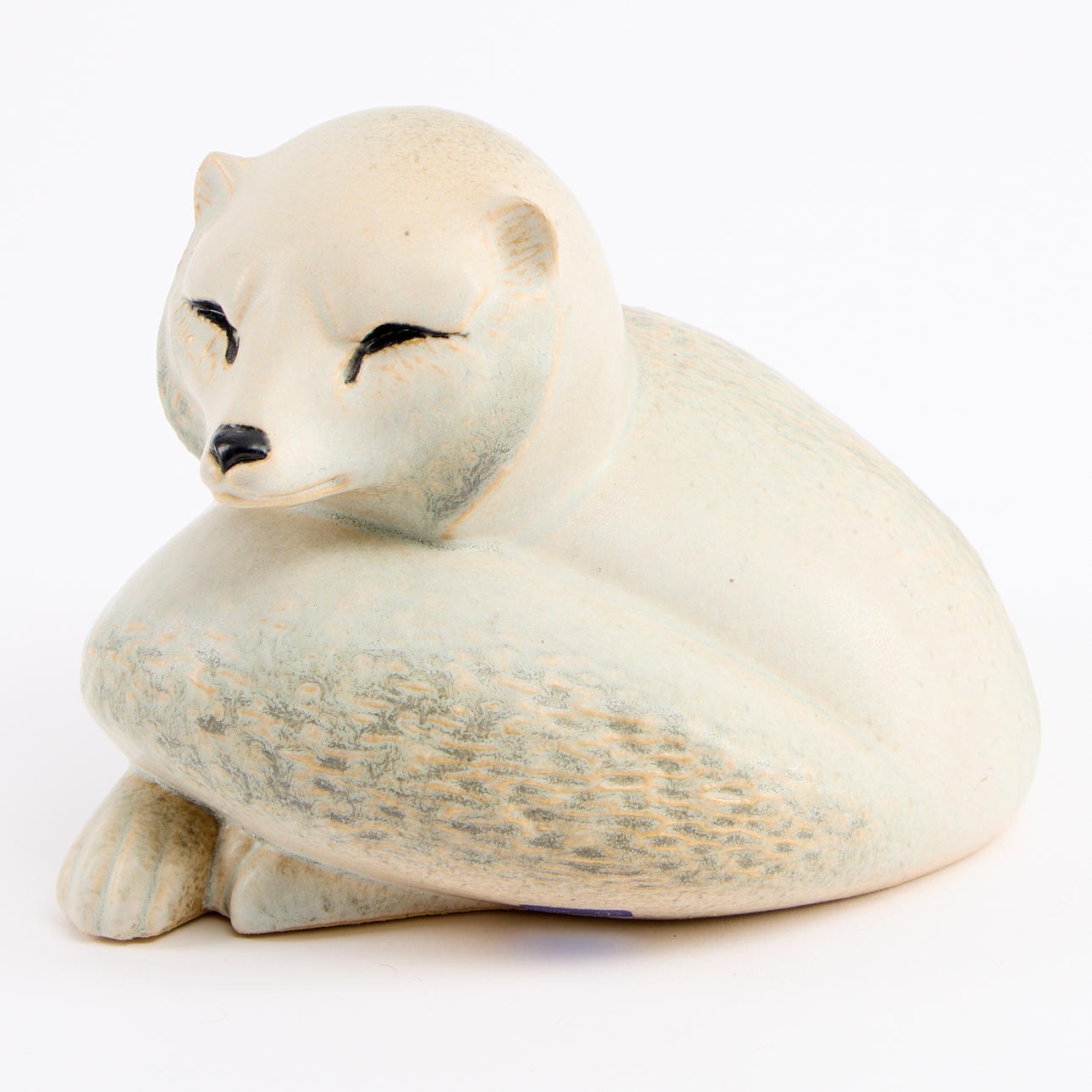 PAUL HOFF. Sculpture, mountain fox, Gustavsberg studio.